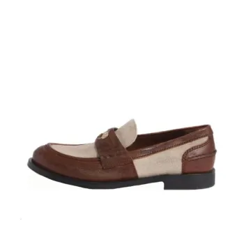 MIU MIU Penny appliqué Panelled Loafers