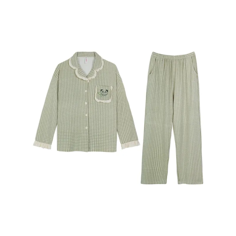 WOLFSFUL Pajama Set Women's Sprout Green-0