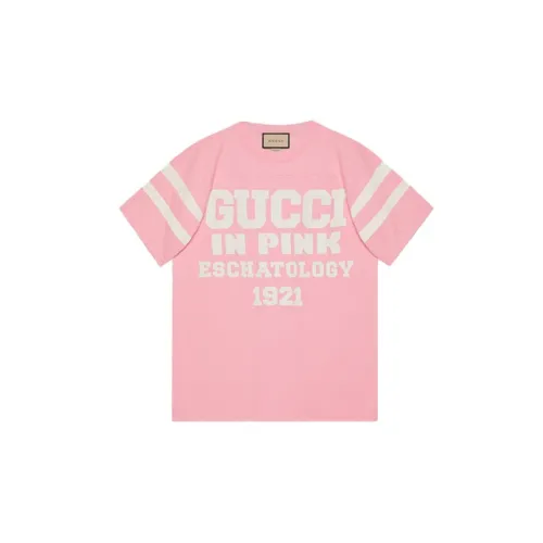 GUCCI T-Shirts Unisex Pink