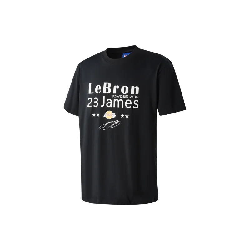 NBA Los Angeles Lakers T Shirts Unisex Black-1