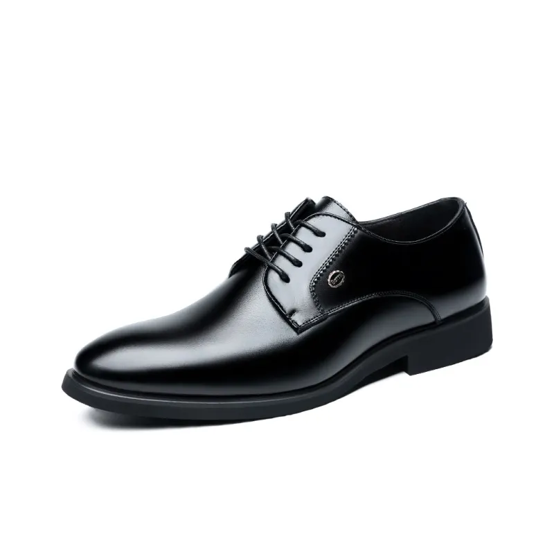 Batotem Dress Shoes Men Low Top Black/Brown-0