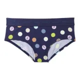 1 Pack (Marine Blue Multicolor Polka Dot Print)