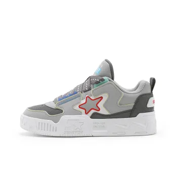 STARTER Vol Series Neopixel Video Game Shoes Low Top Skateboard Shoes Women's Gray