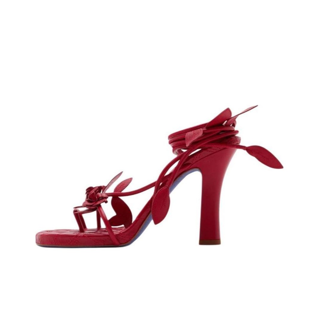 Burberry sandals womens red online