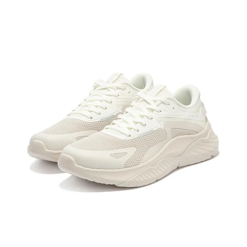 361° Anti Slip Wear Resistant Low Top Running Shoes Men's White-2