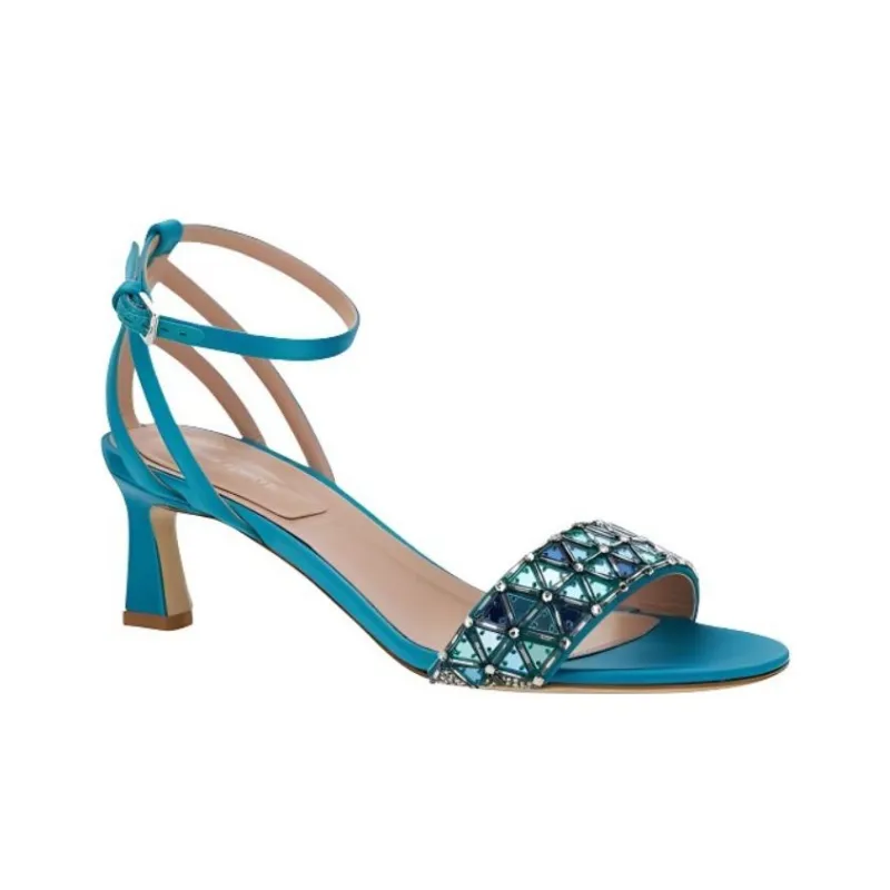 ALBERTA FERRETTI 60mm Mirror-patterned Sandals-2