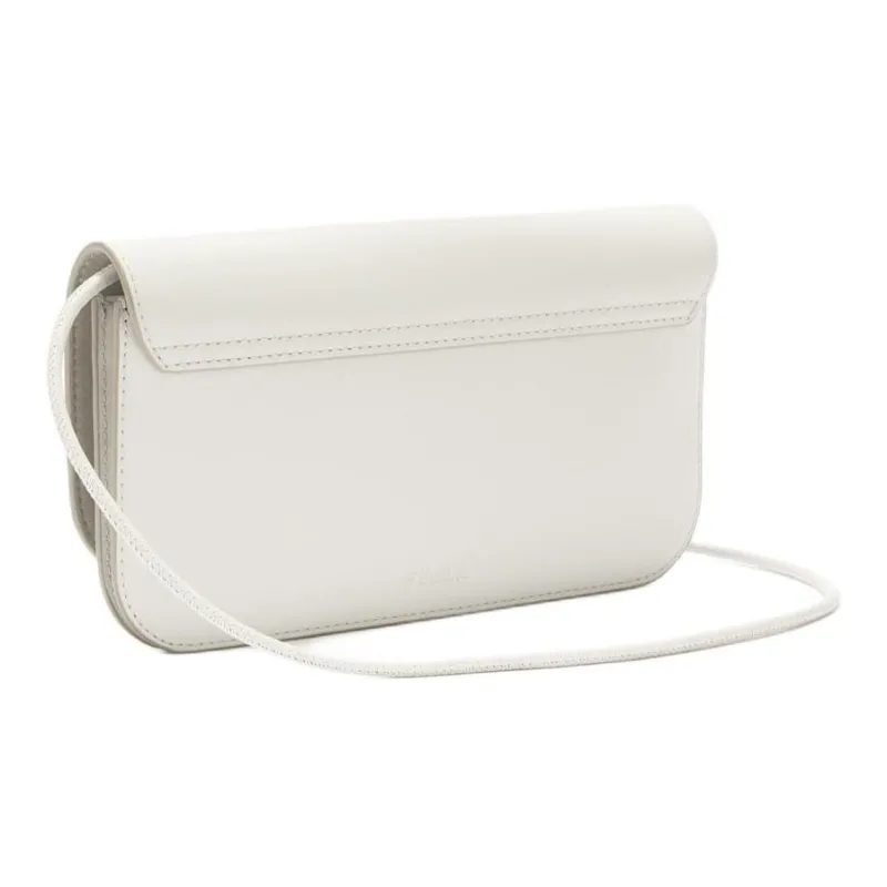 Furla Smooth Leather Shoulder Bag Crossbody Bag Mini Women's Cotton Candy White-2