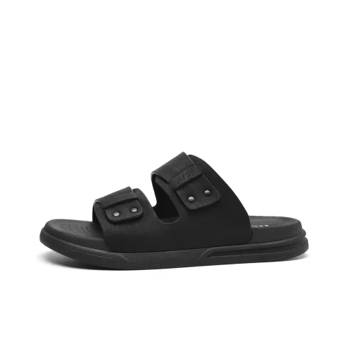 HLA Beach Sandals Unisex Black