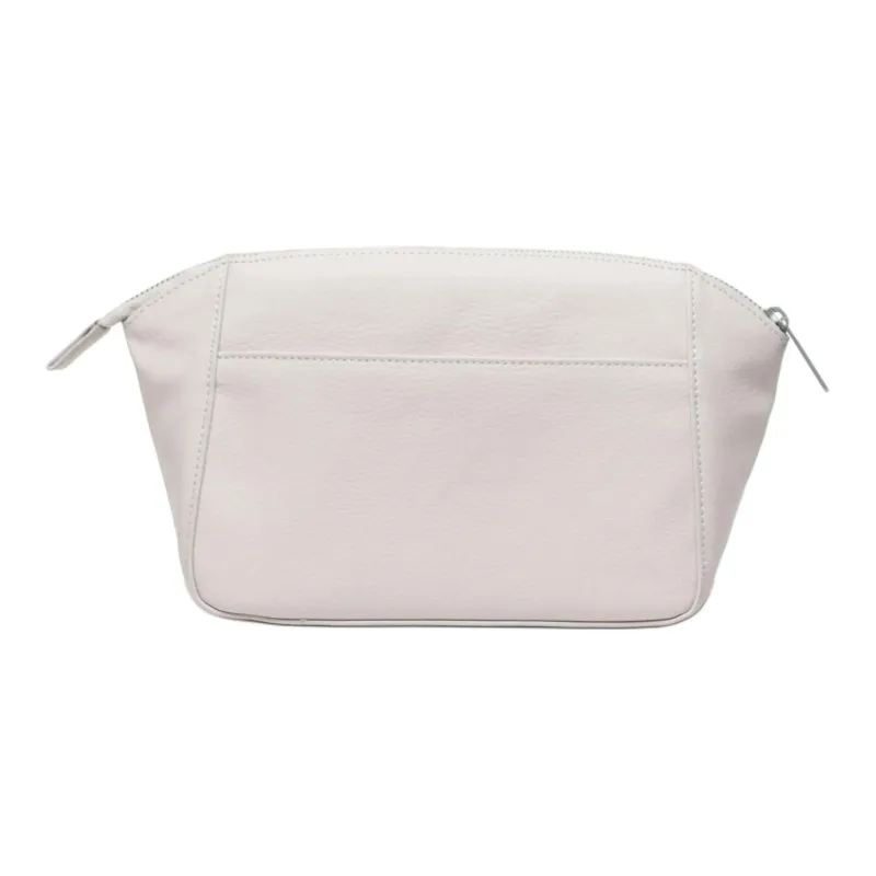 Herschel Pure Vegan Leather Makeup Bag Unisex Moon White-2