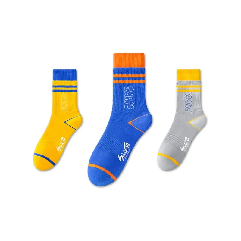 Taste The Color Mid Calf Socks Unisex 3 Pack-5