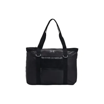Under Armour Nylon Tote Bag Shopping Bag Shoulder Bags Handbags Regular Women's Black & Metal Gunmetal