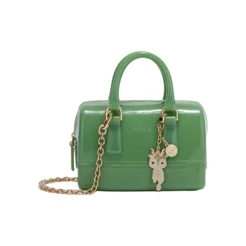 Furla Candy PVC Shoulder Bag, Crossbody Bag, Handbag Mini Women's Green