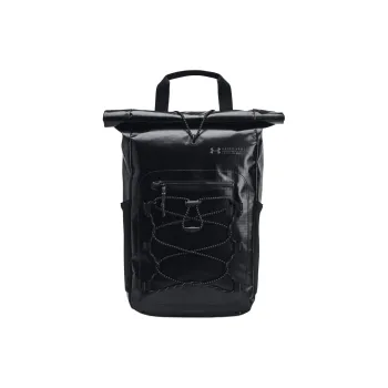 Under Armour Polyester Backpack Small Size Men's Black & Dark Gray