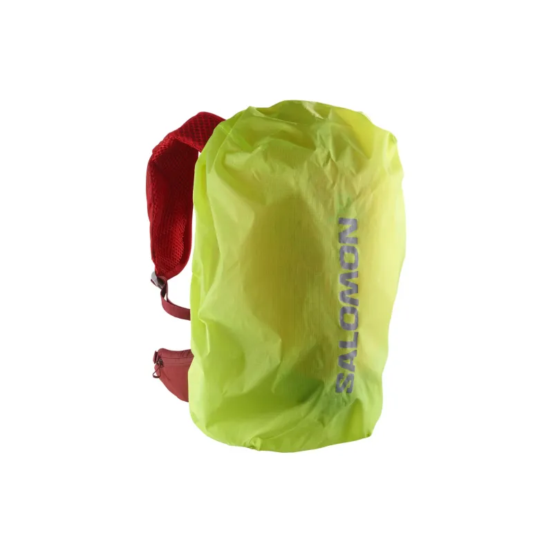 SALOMON Water-Resistant Silicone Nylon Rain Cover Bag Accessory Small Size Unisex Safety Yellow-1