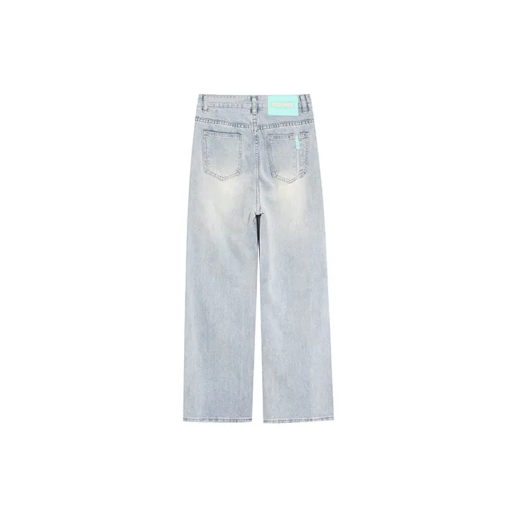 ZVJH Jeans Women's Light Blue-1