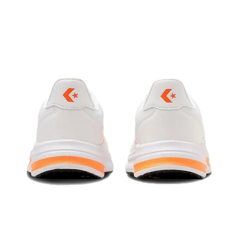 Converse Cavestar Cushioning, Wear Resistant Low Top Running Shoes Unisex White Orange Japan Version-4