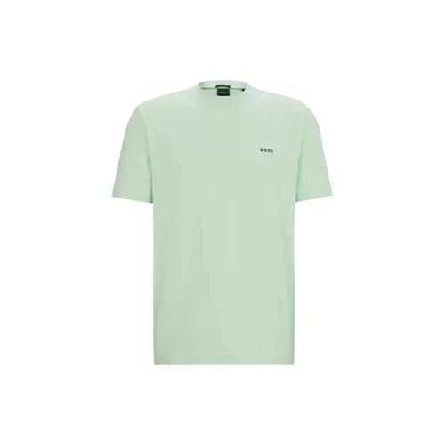 HUGO BOSS T-Shirts Men Light Green