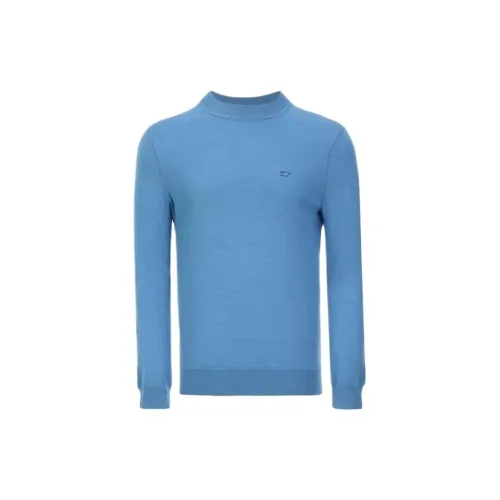 BRAUN BUFFEL Sweaters Men Sky Blue