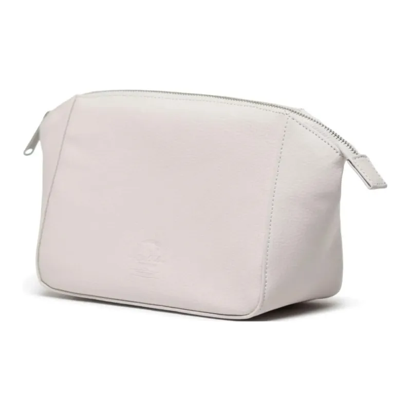 Herschel Pure Vegan Leather Makeup Bag Unisex Moon White-1