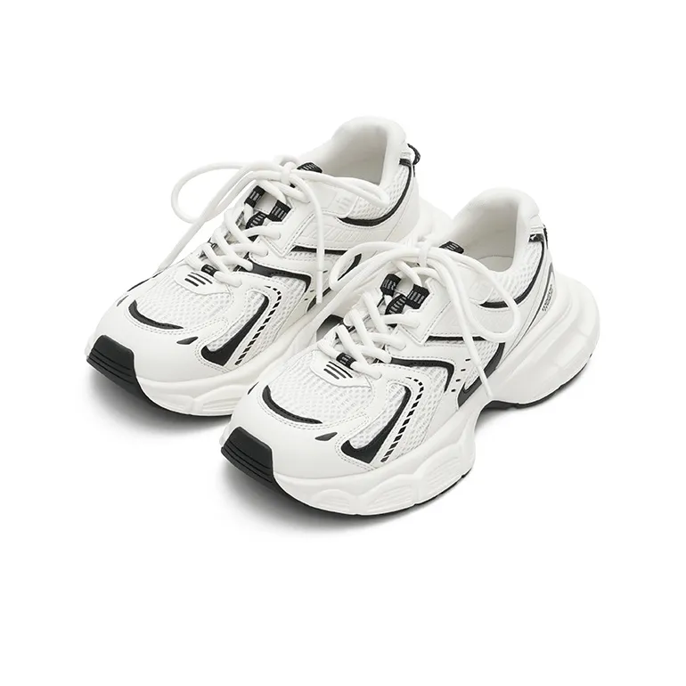 MASOOMAKE Abrasion Resistant Height Increasing Low Top Chunky Sneakers Women's-16