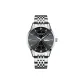 White Case Black Dial Steel Band
