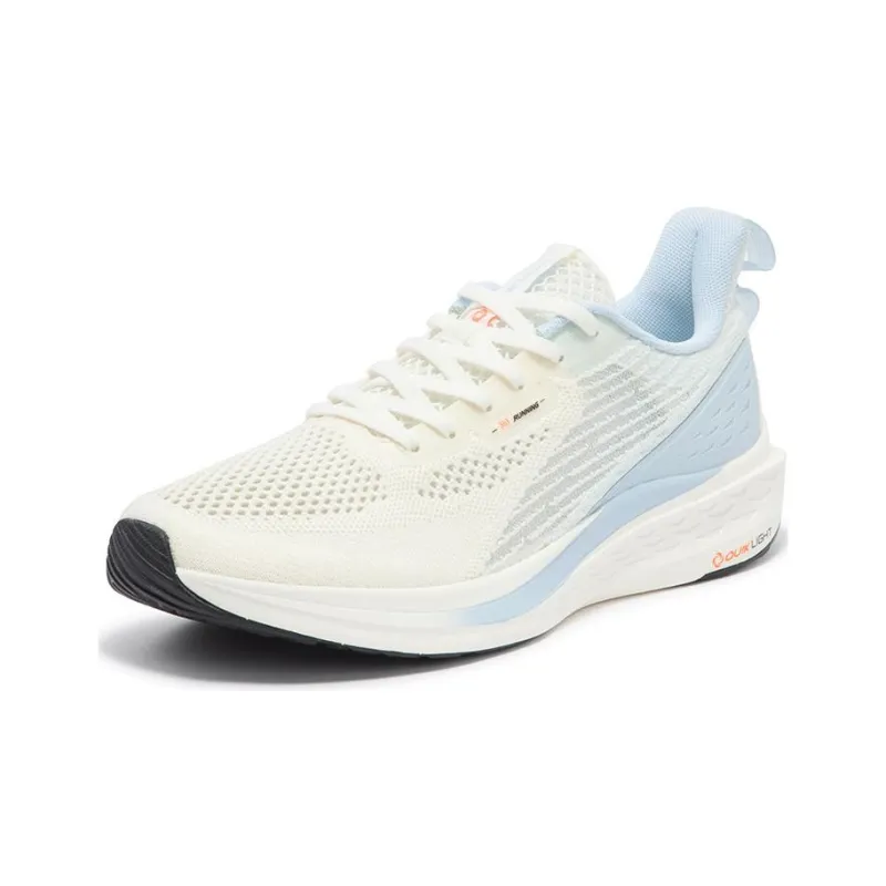 361° Cushioned Slip Resistant Low Top Running Shoes Men's White Blue-1