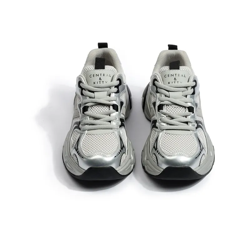 CENTRAL&KITTY Wear-resistant And Lightweight Low-Top Chunky Sneakers Women's-1