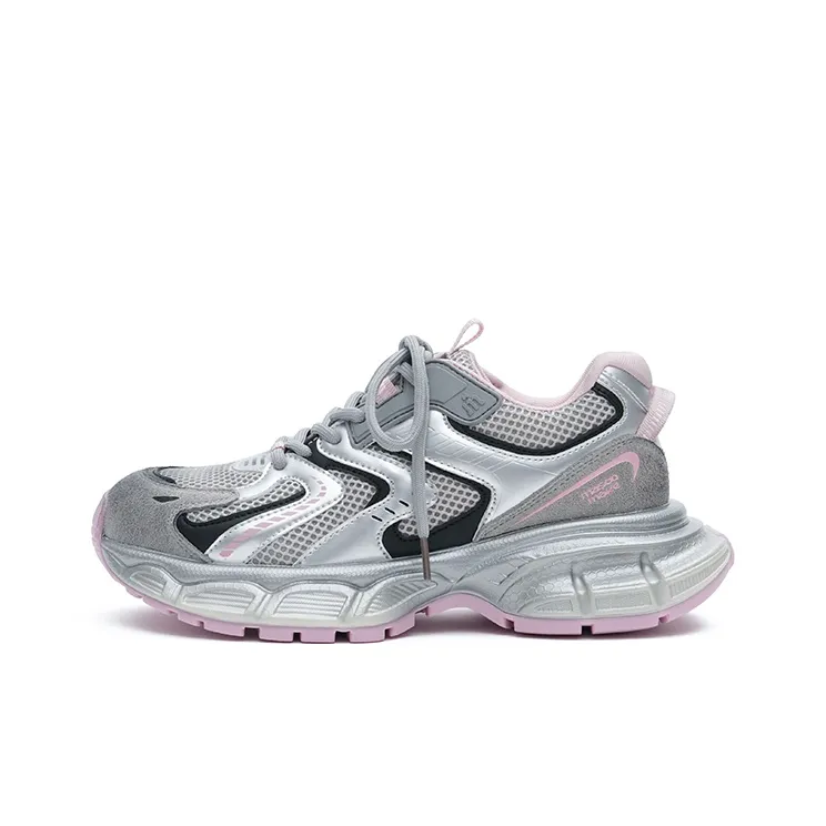 MASOOMAKE Abrasion Resistant Height Increasing Low Top Chunky Sneakers Women's-5