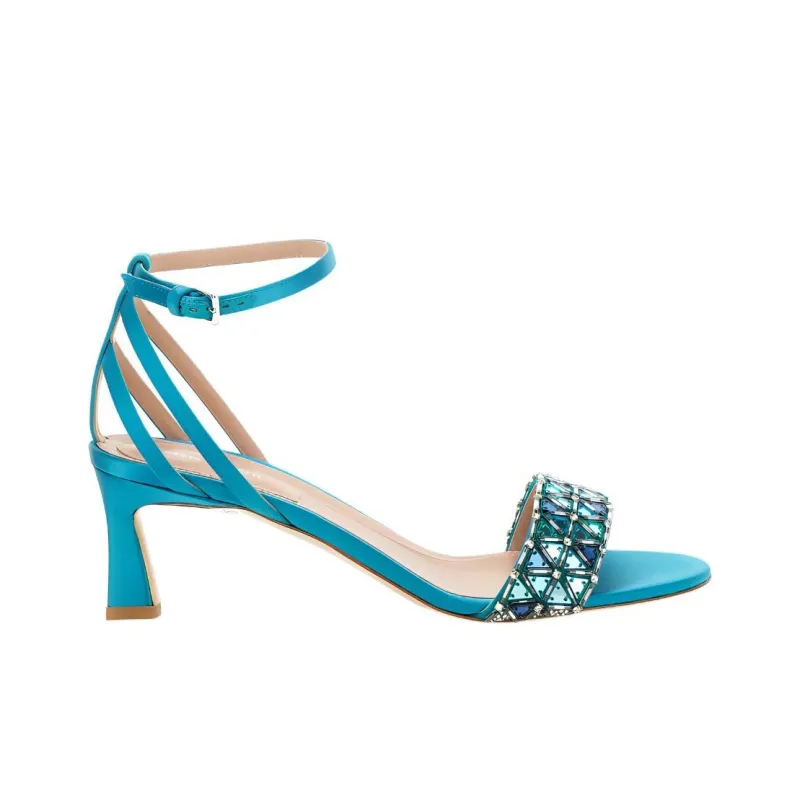 ALBERTA FERRETTI 60mm Mirror-patterned Sandals-1