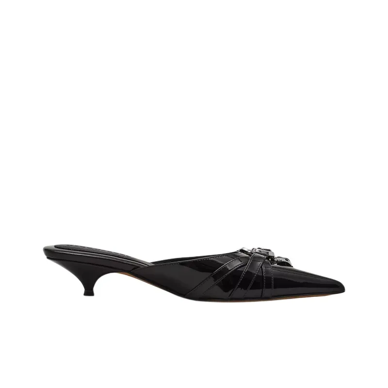 MARC JACOBS The Emma Kitten-heel Mules-1