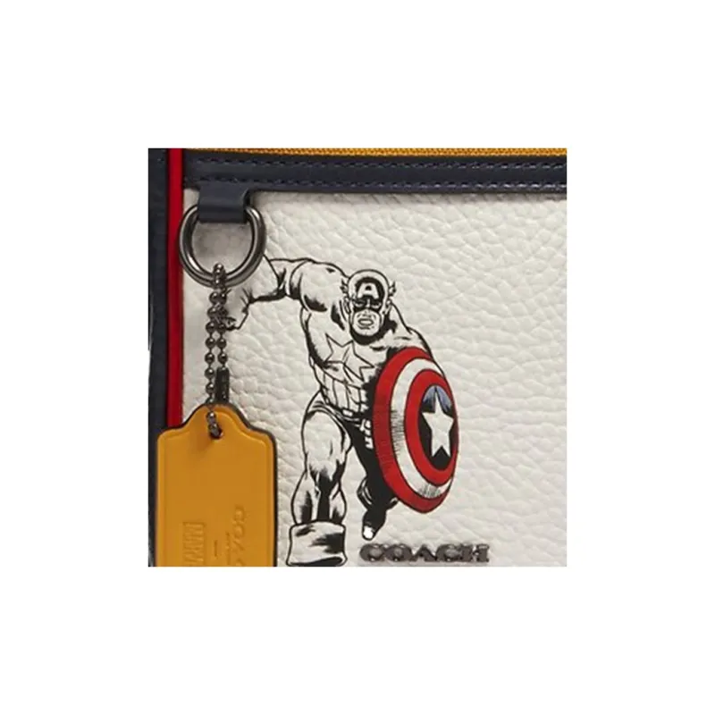 COACH MARVEL Collaboration Terrain Leather Crossbody Bag, Shoulder Bag Men's-3