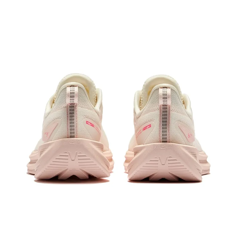 Erke Water Drift 5.0 Cushioning Slip Resistant Low Top Sprint Running Shoes Women's Microcrystal White Powder-3