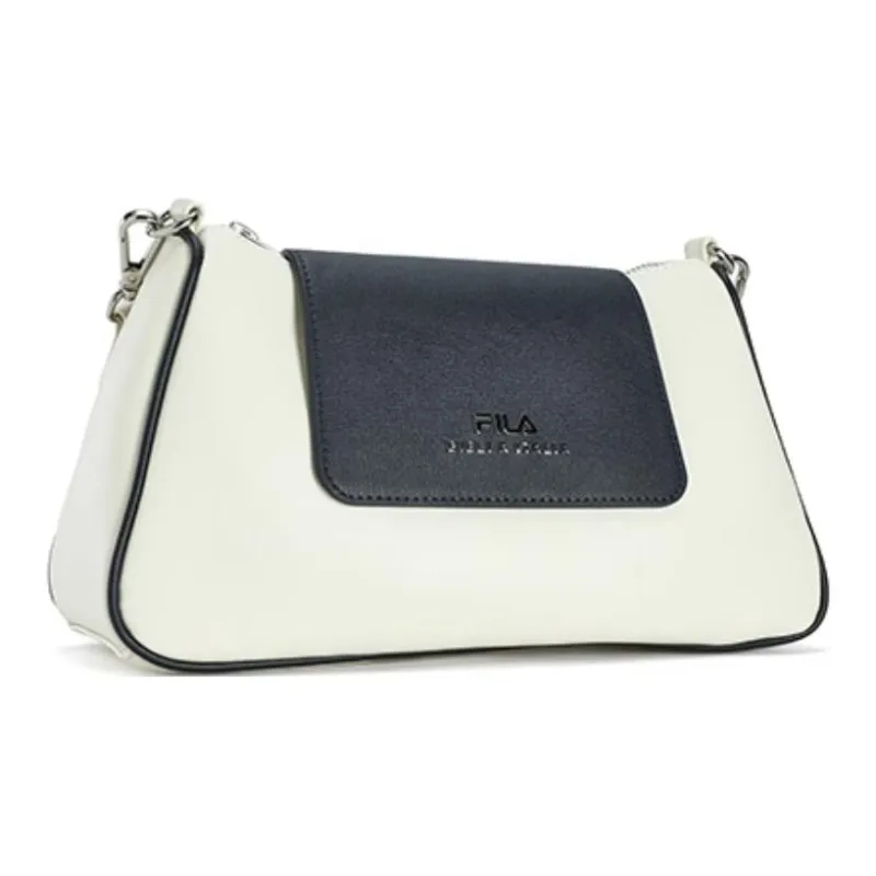 FILA Polyurethane Bonded PU Bonded Synthetic Leather Crossbody Bag Shoulder Bag Mini Women's Ivory-2
