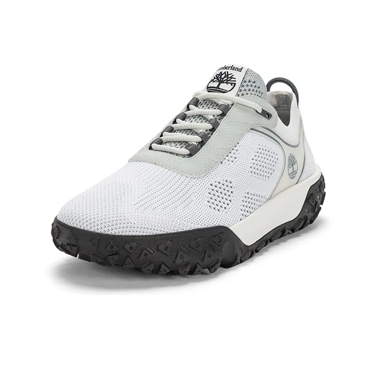 Timberland Abrasion Resistant Breathable Low Top Hiking Shoes Men's White-2