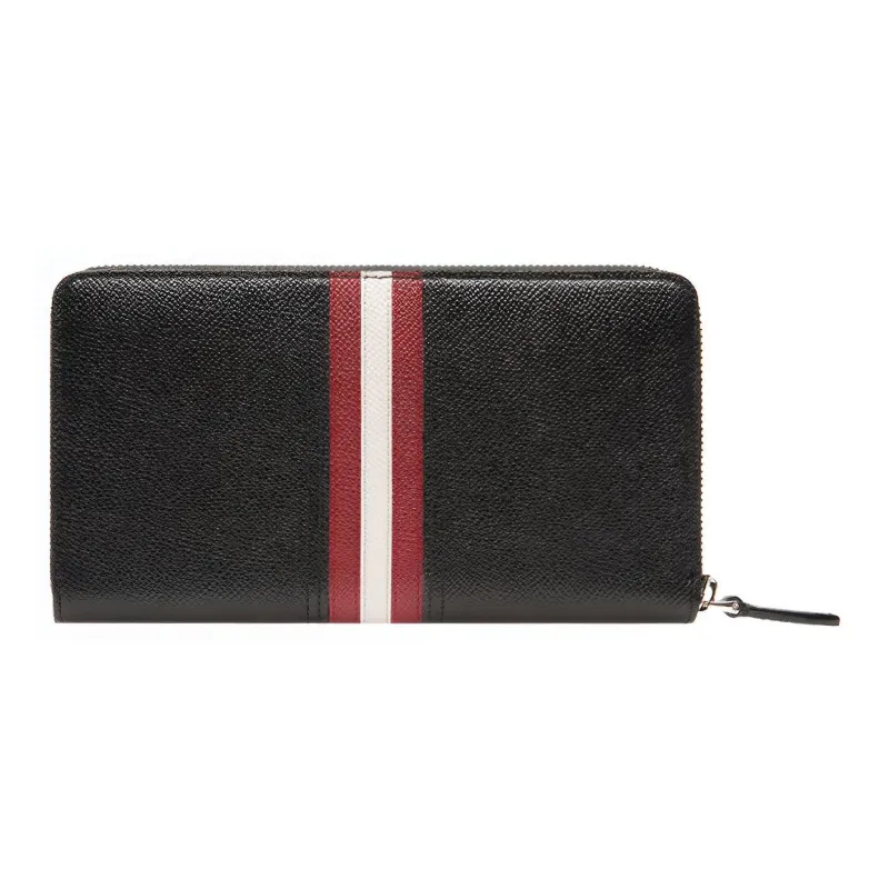BALLY Cow Leather Clutch Men's Black-0