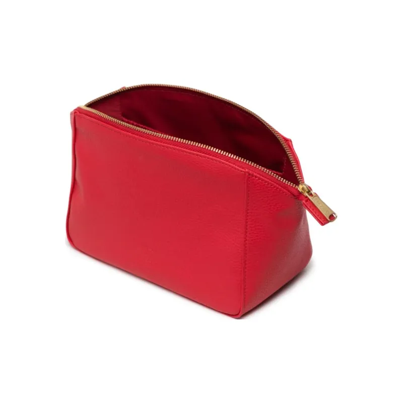 Herschel Pure Vegan Leather Makeup Bag Unisex Red-2