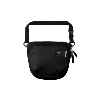 Mizuno Polyester Crossbody Bag, Shoulder Bag Regular Unisex Black