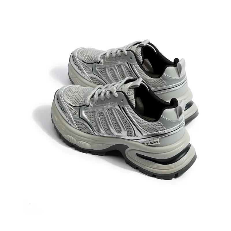 CENTRAL&KITTY Cushioning Lightweight Low-Top Chunky Sneakers Women's-8