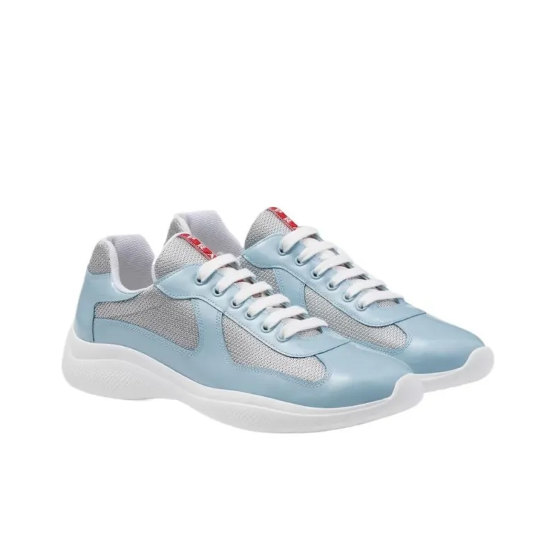 PRADA America's Cup Low-Top Casual Shoes Men's Blue-2