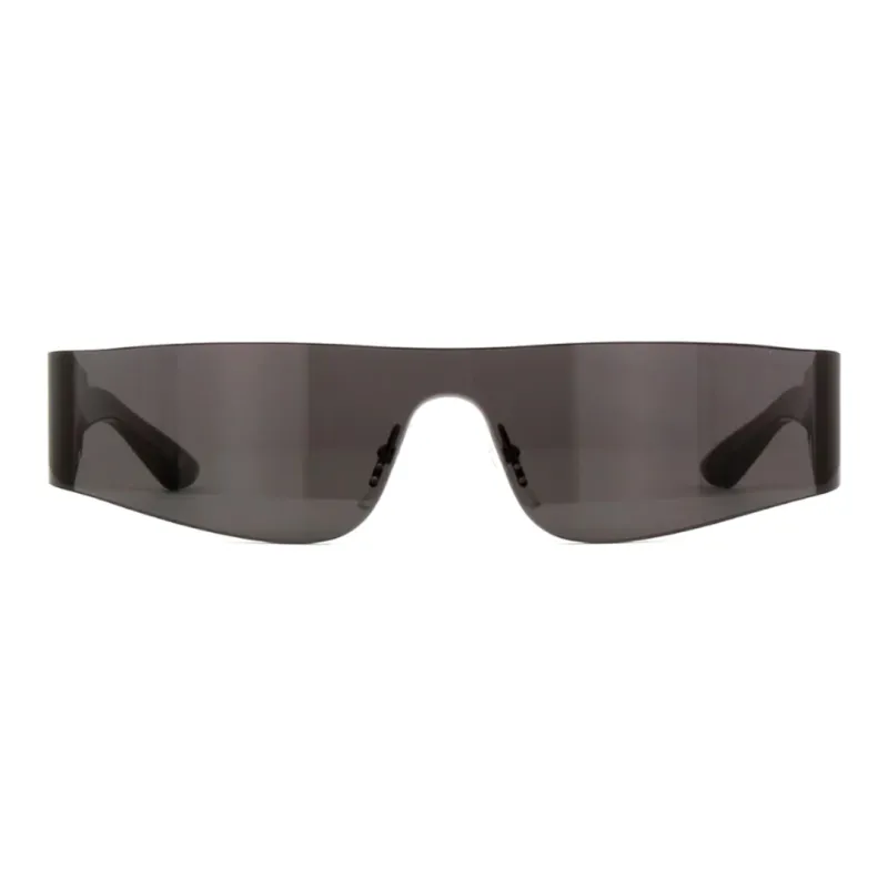 Balenciaga Irregular Shape Sunglasses Unisex Black-1