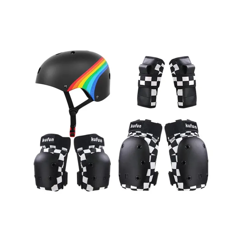 KUFUN Roller Skating Protective Gears ABS Shell Unisex-3