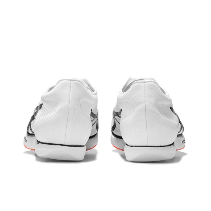 Asics Abrasion Resistant Breathable Low Top Marathon Running Shoes Unisex White-3