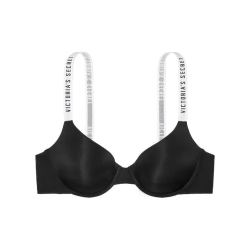 Victoria's Secret Bra Women's Black White Shoulder Strap