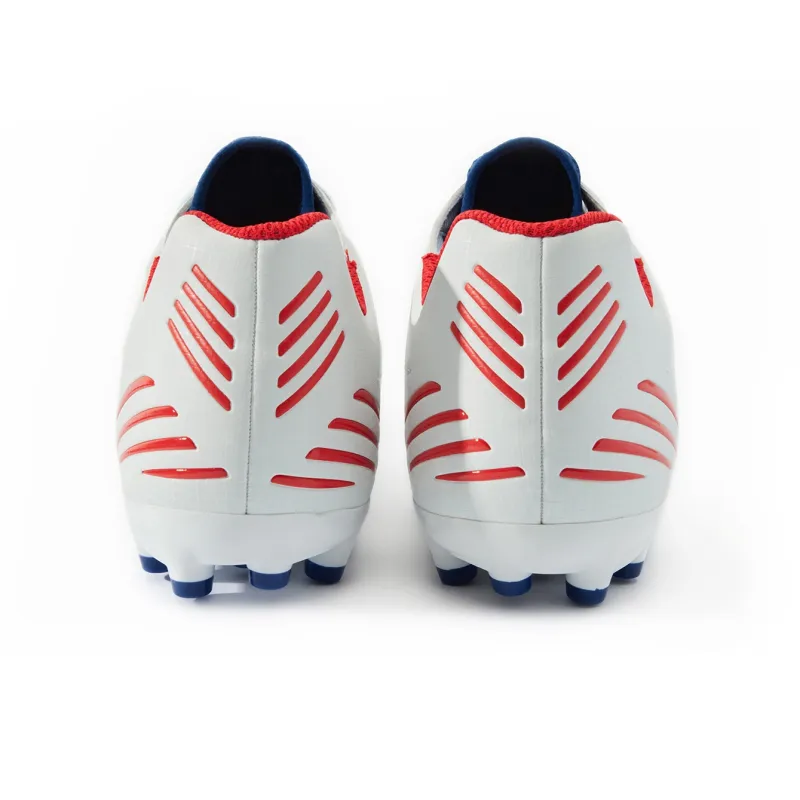 Umbro Soccer Shoes Men Low Top Umbro White/Manor Blue/Rococco Red-3