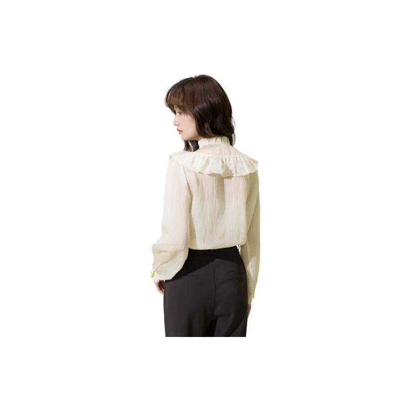 SMEN Shirts Women's Beige-1