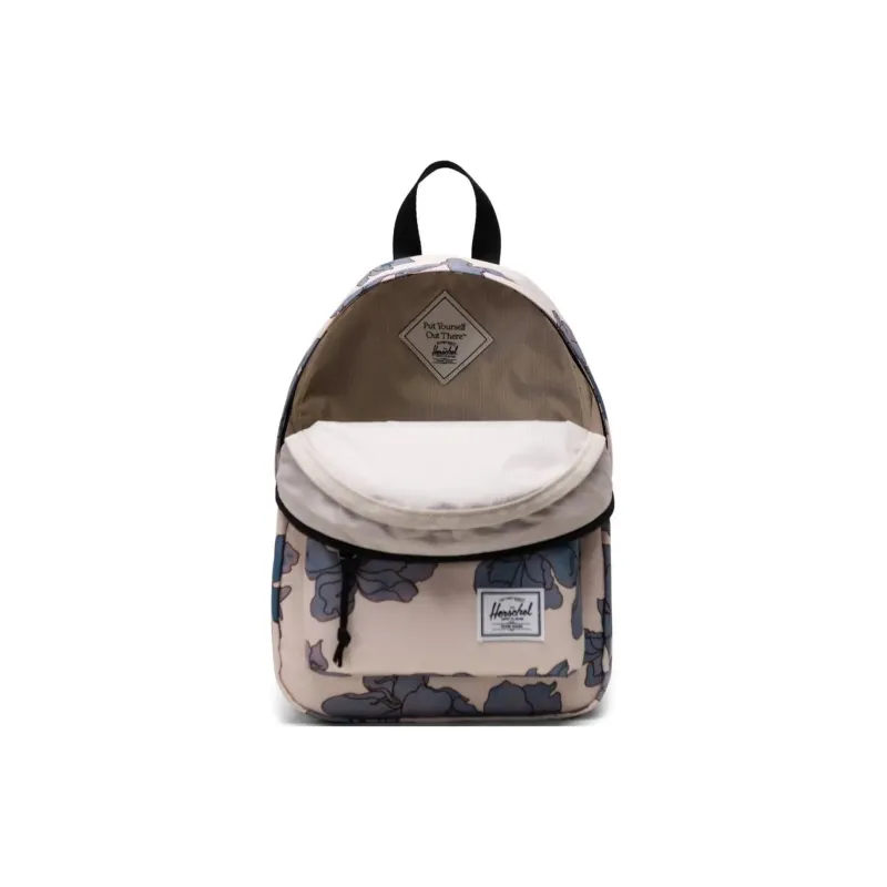 Herschel Recycled Material Backpack Mini Unisex Moonlight Floral Waves-3