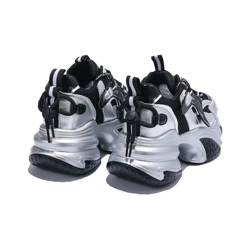 Junjali Wear-Resistant Lightweight Height Increasing Low-Top Chunky Sneakers Women's-3