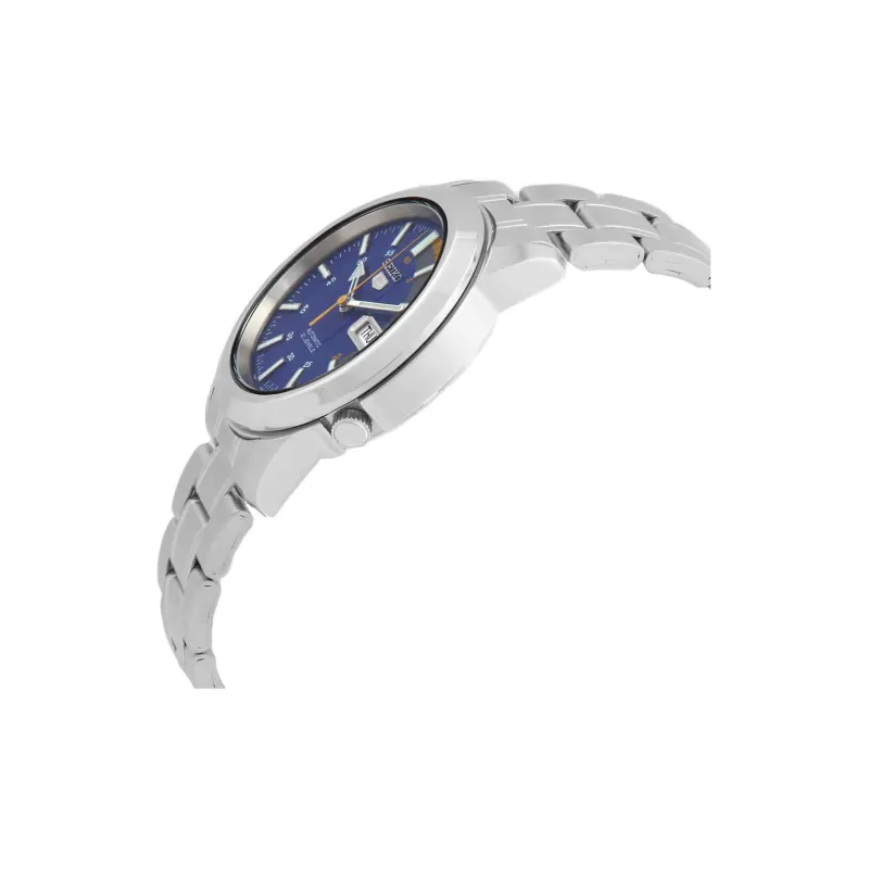 SEIKO Automatic Mechanical Movement Stainless Steel Strap Watch Men's Watches Blue Dial-1