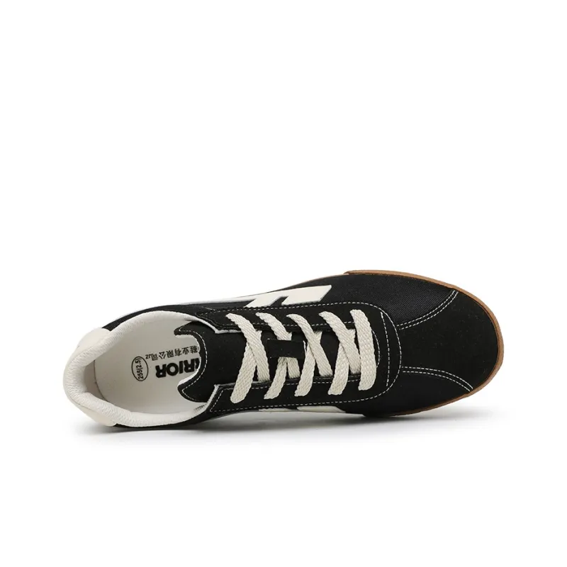 Warrior Slip Resistant, Abrasion Resistant, Breathable, Lightweight Low Top Canvas Shoes Unisex Black Rice-3