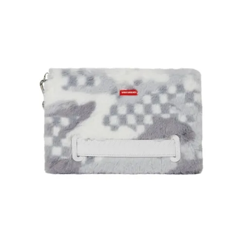 SPRAYGROUND Clutches White Gray